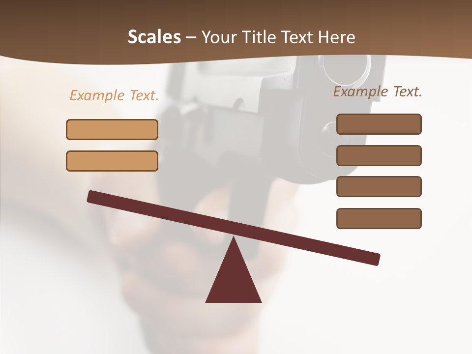 Arm Protection Crime PowerPoint Template