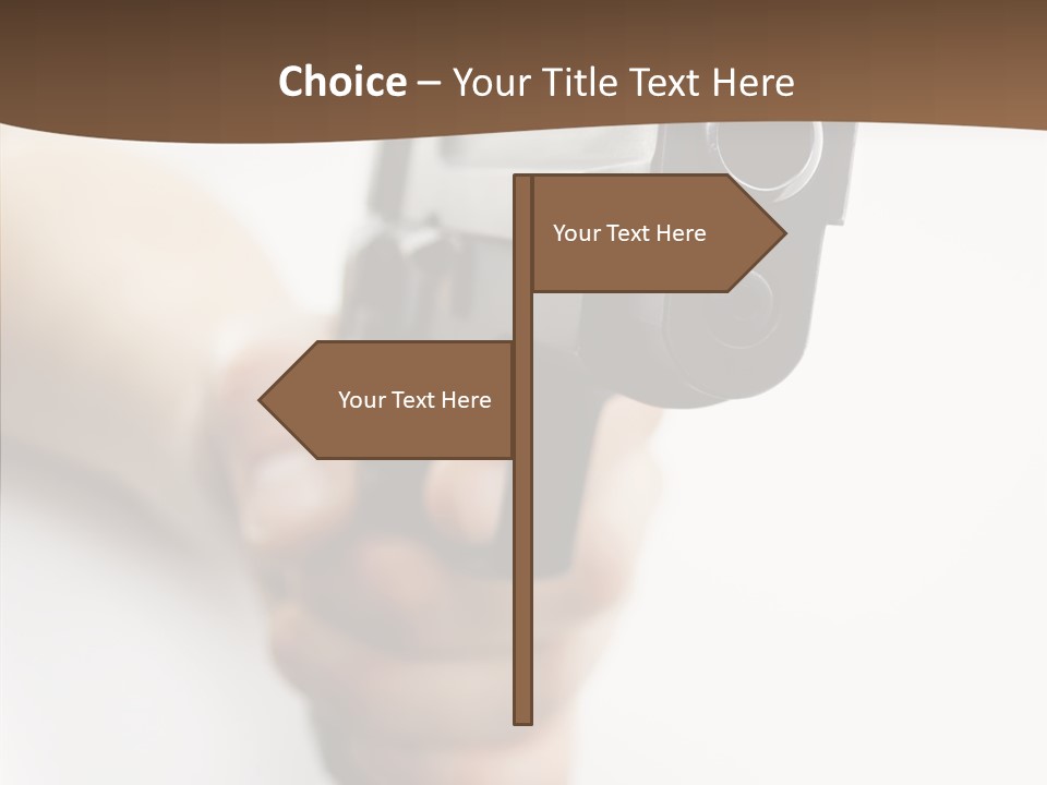 Arm Protection Crime PowerPoint Template