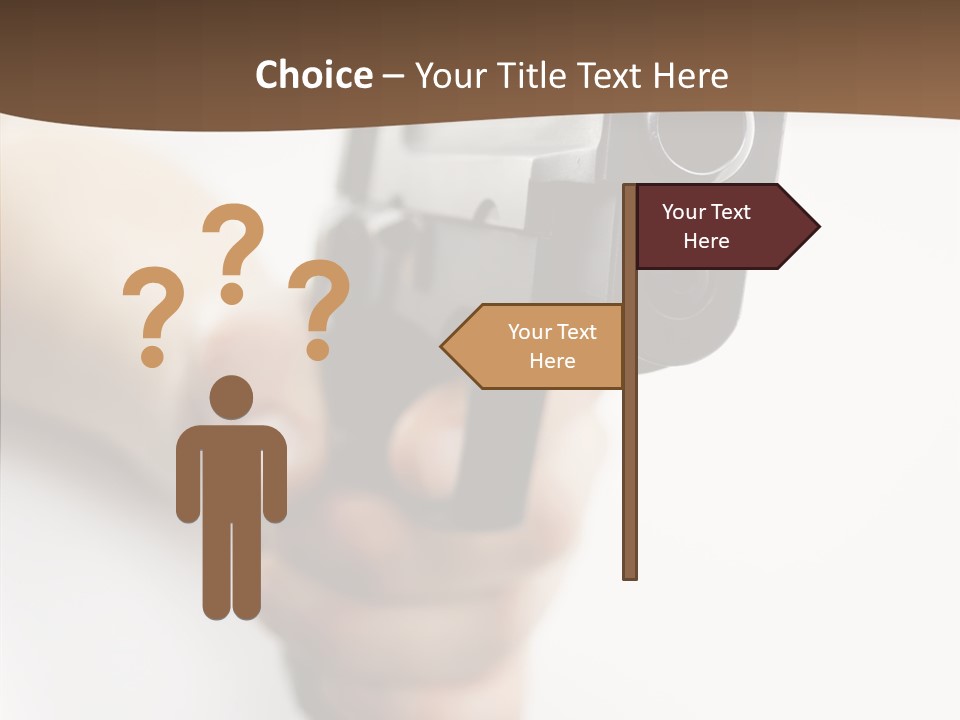 Arm Protection Crime PowerPoint Template