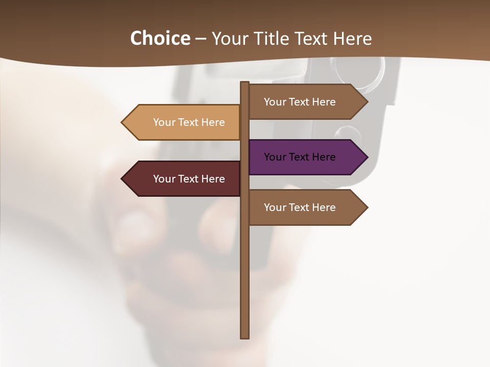 Arm Protection Crime PowerPoint Template