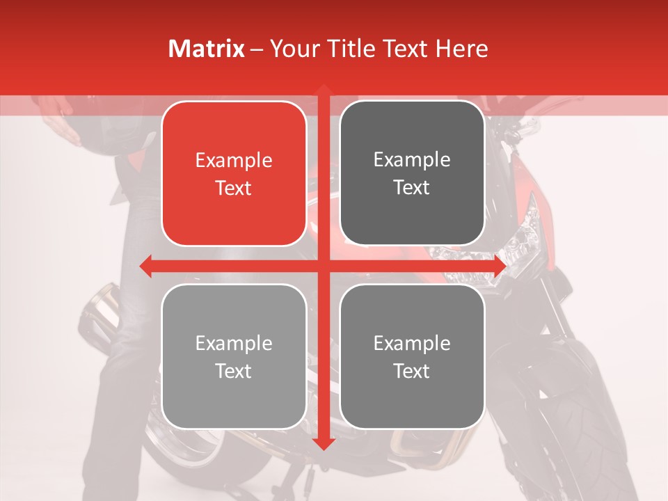 Caucasian White Background Blue Eyes PowerPoint Template