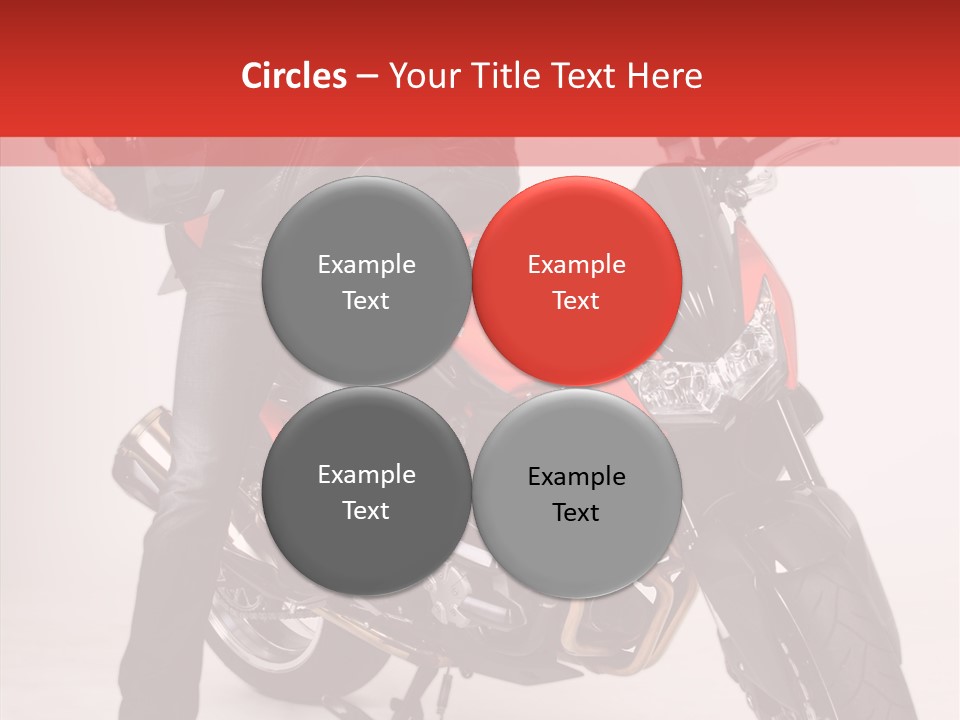 Caucasian White Background Blue Eyes PowerPoint Template