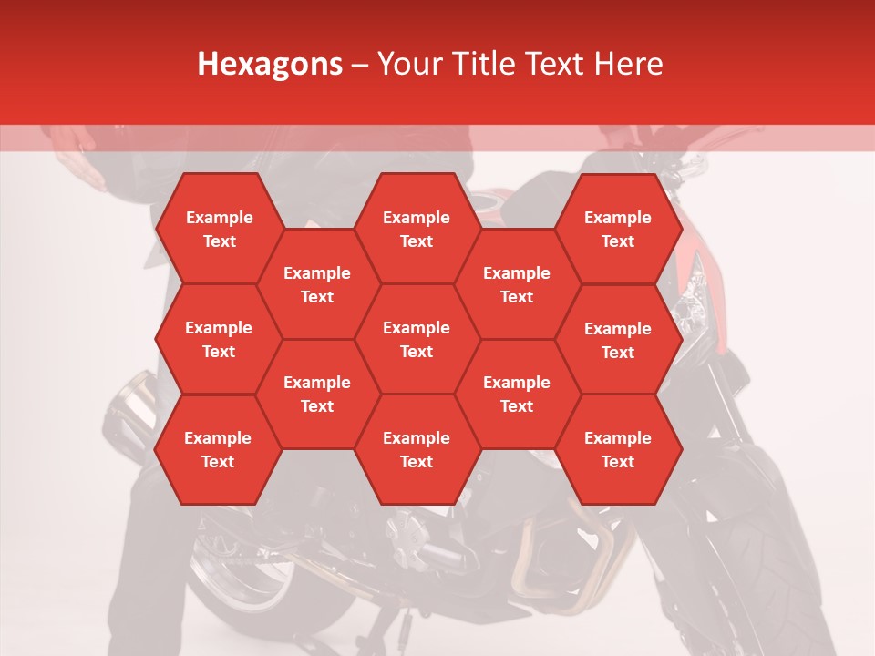 Caucasian White Background Blue Eyes PowerPoint Template