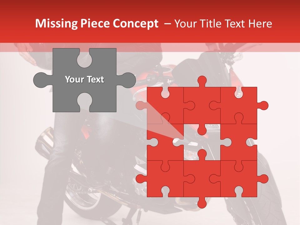 Caucasian White Background Blue Eyes PowerPoint Template