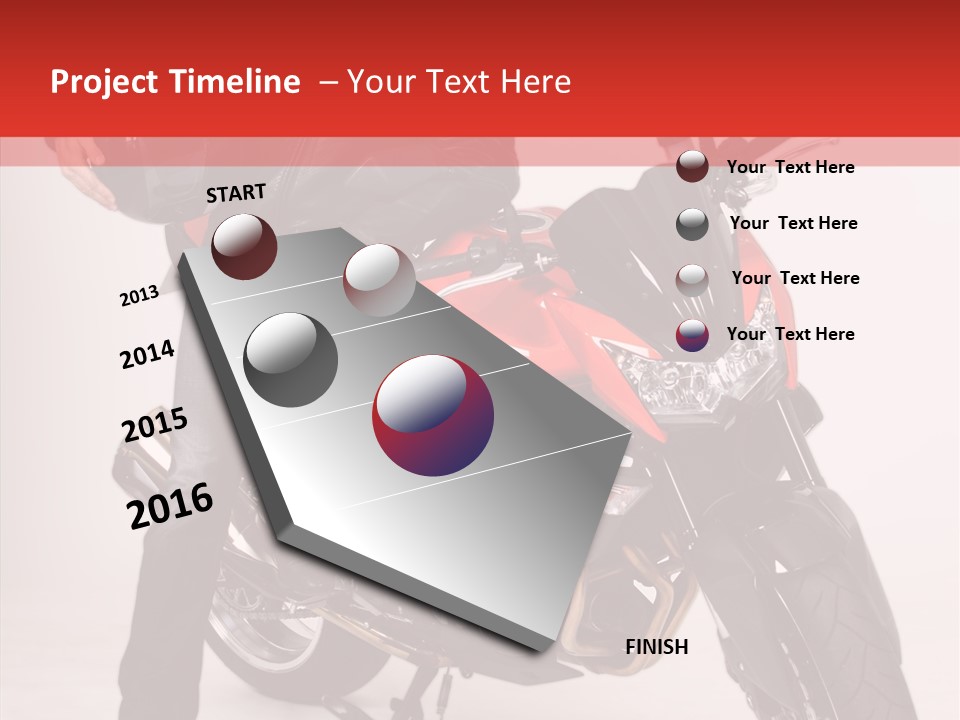 Caucasian White Background Blue Eyes PowerPoint Template