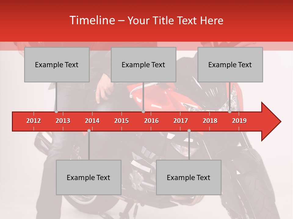 Caucasian White Background Blue Eyes PowerPoint Template