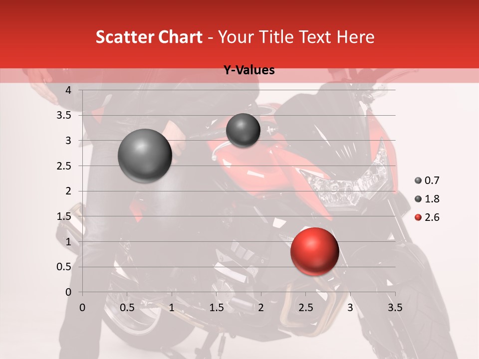 Caucasian White Background Blue Eyes PowerPoint Template