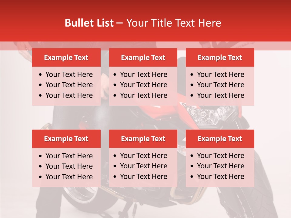 Caucasian White Background Blue Eyes PowerPoint Template