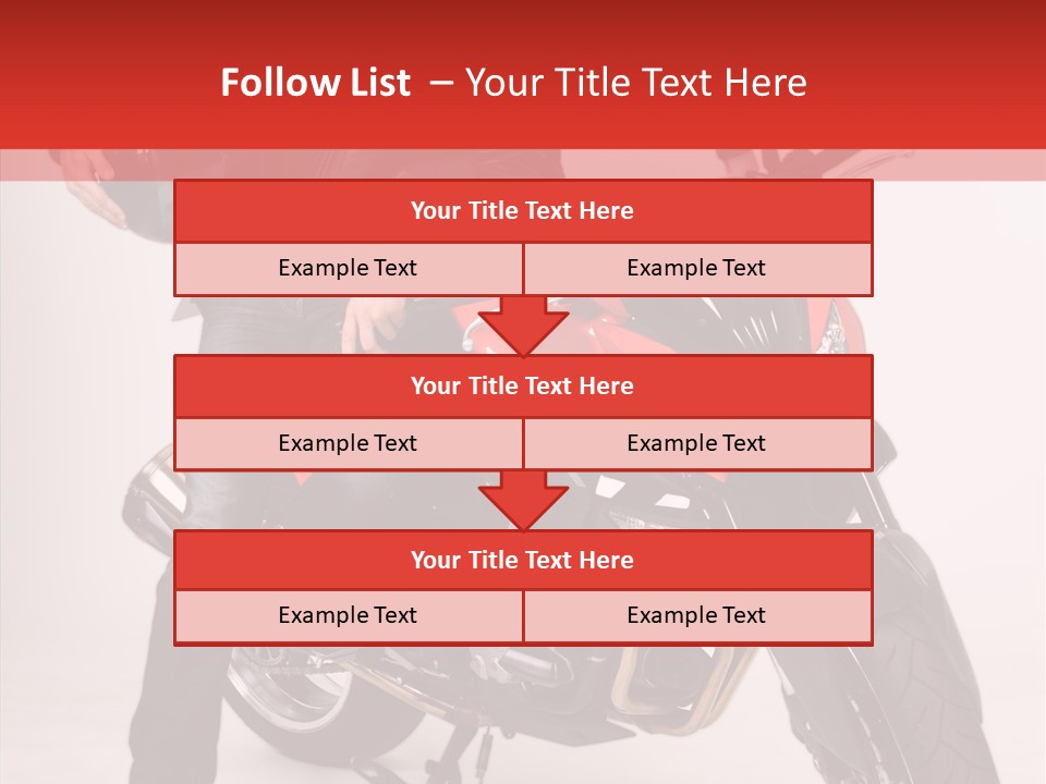 Caucasian White Background Blue Eyes PowerPoint Template