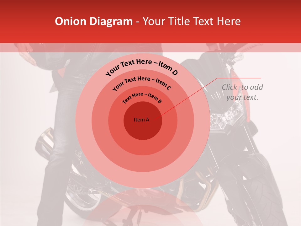 Caucasian White Background Blue Eyes PowerPoint Template