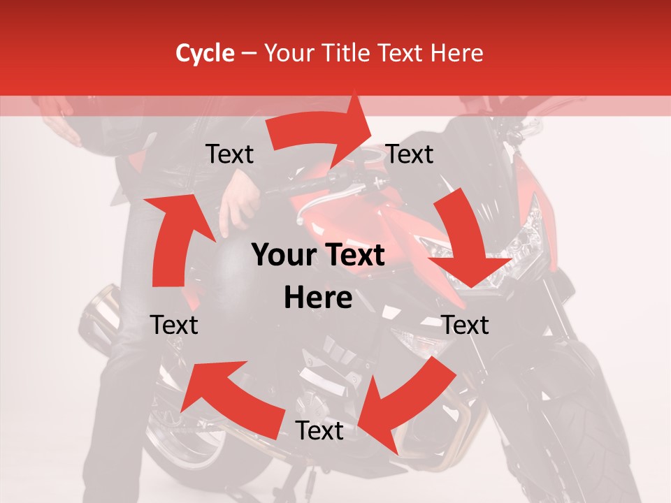 Caucasian White Background Blue Eyes PowerPoint Template