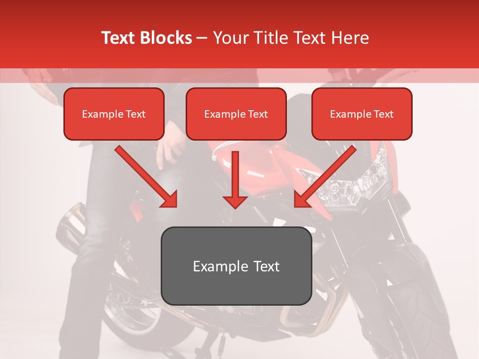 Caucasian White Background Blue Eyes PowerPoint Template