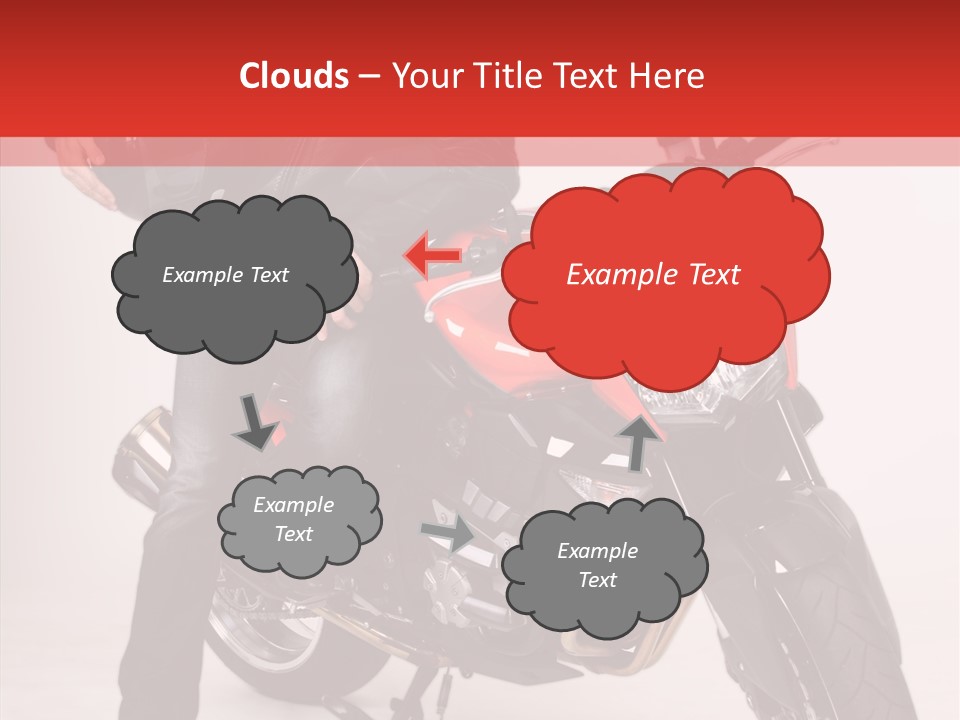 Caucasian White Background Blue Eyes PowerPoint Template