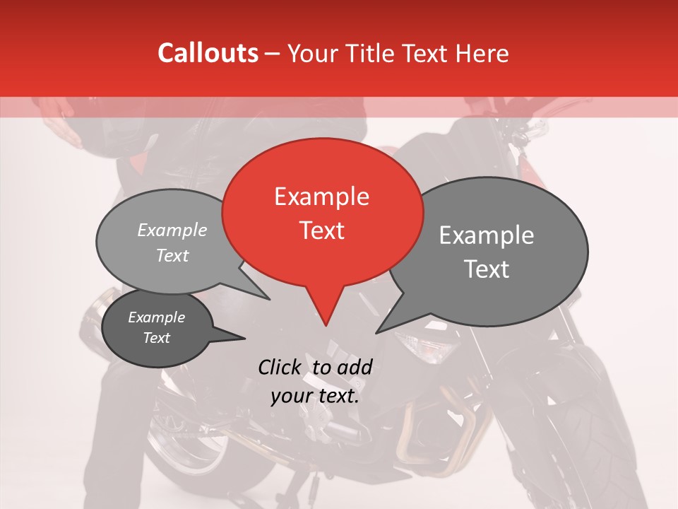 Caucasian White Background Blue Eyes PowerPoint Template