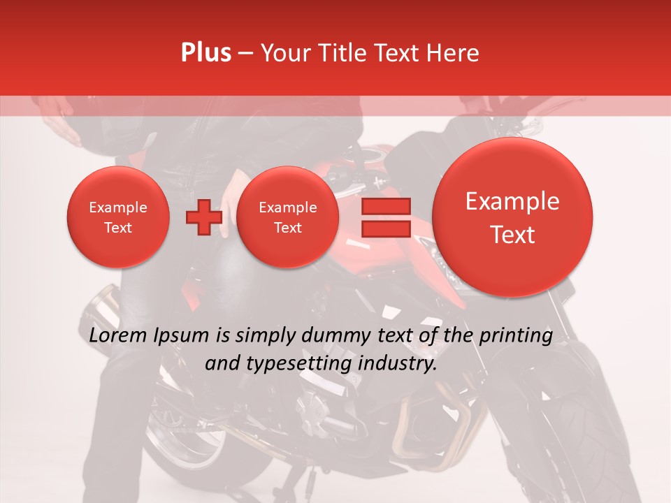 Caucasian White Background Blue Eyes PowerPoint Template