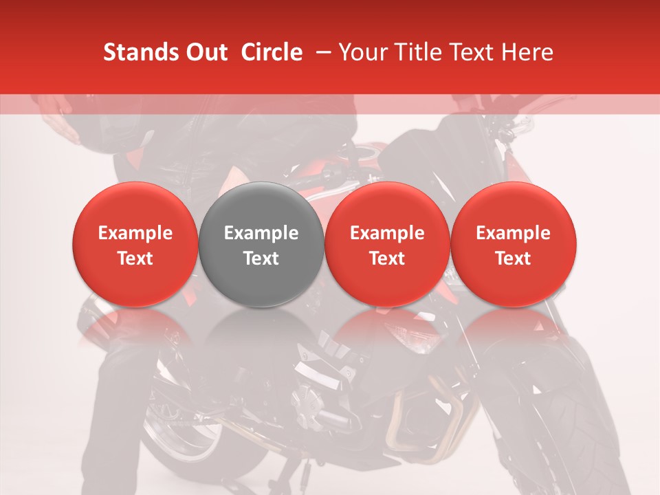 Caucasian White Background Blue Eyes PowerPoint Template