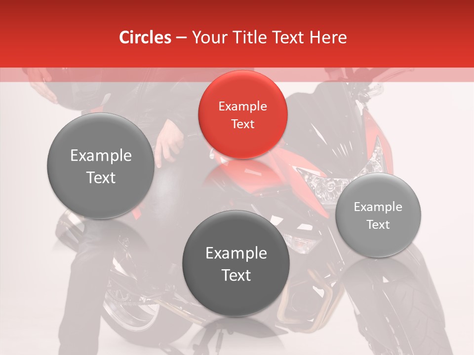 Caucasian White Background Blue Eyes PowerPoint Template