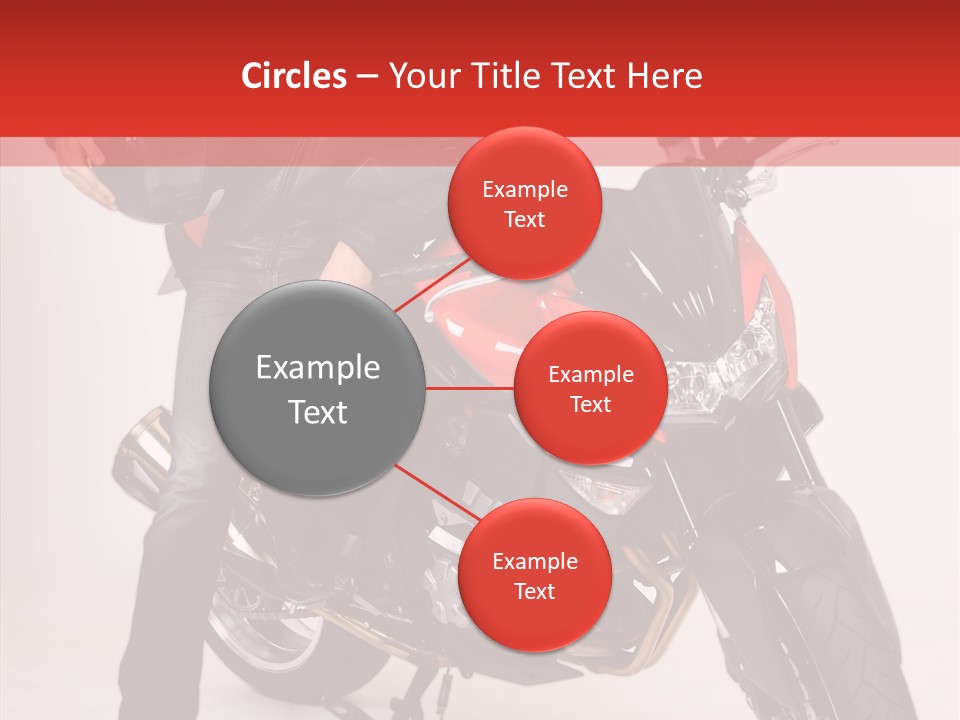 Caucasian White Background Blue Eyes PowerPoint Template