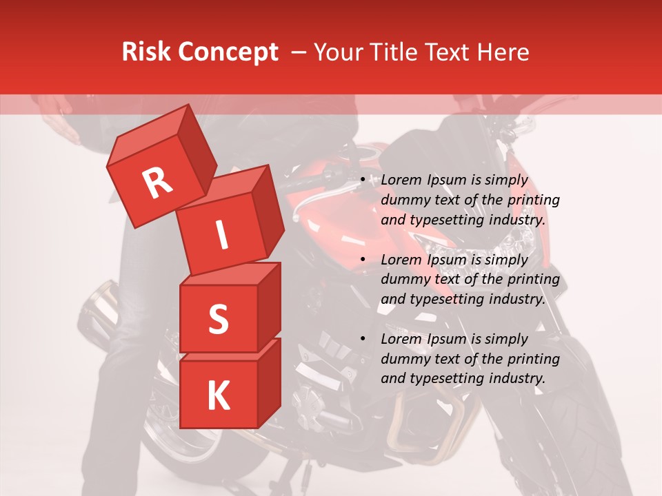 Caucasian White Background Blue Eyes PowerPoint Template