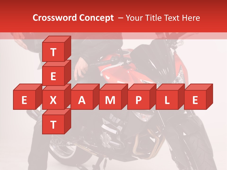 Caucasian White Background Blue Eyes PowerPoint Template