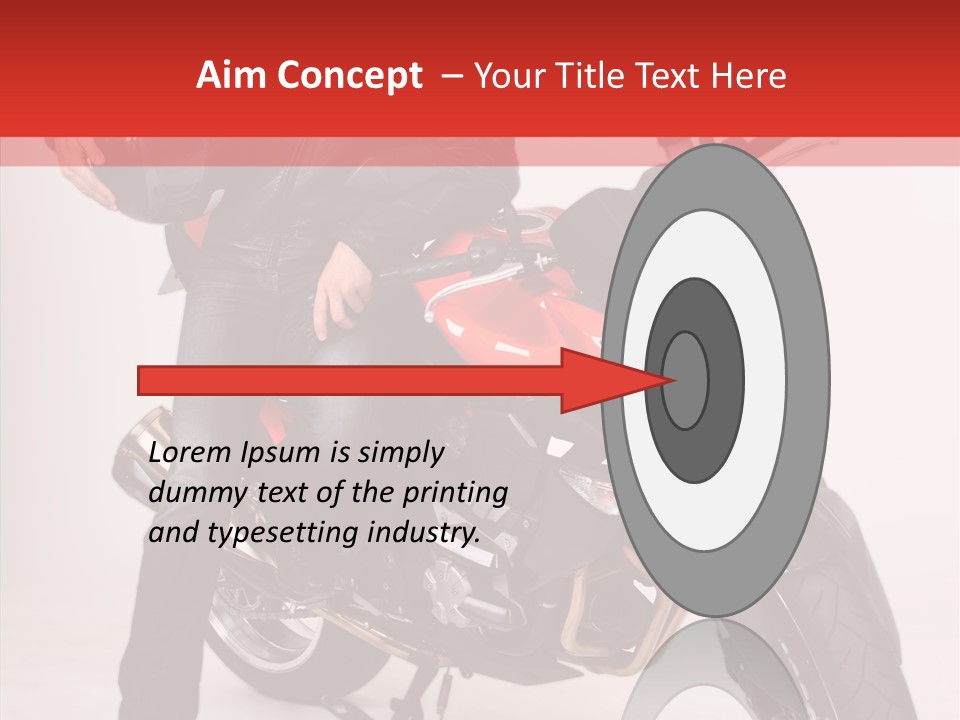 Caucasian White Background Blue Eyes PowerPoint Template