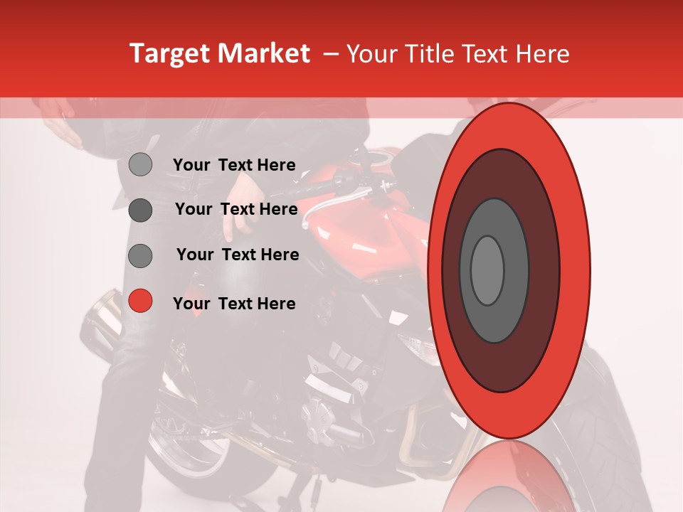 Caucasian White Background Blue Eyes PowerPoint Template