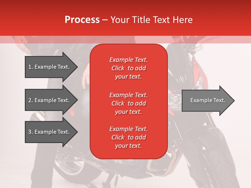 Caucasian White Background Blue Eyes PowerPoint Template