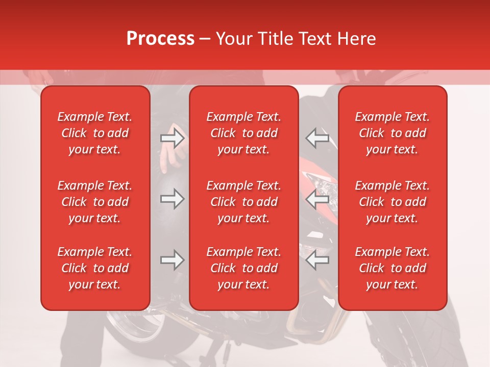 Caucasian White Background Blue Eyes PowerPoint Template
