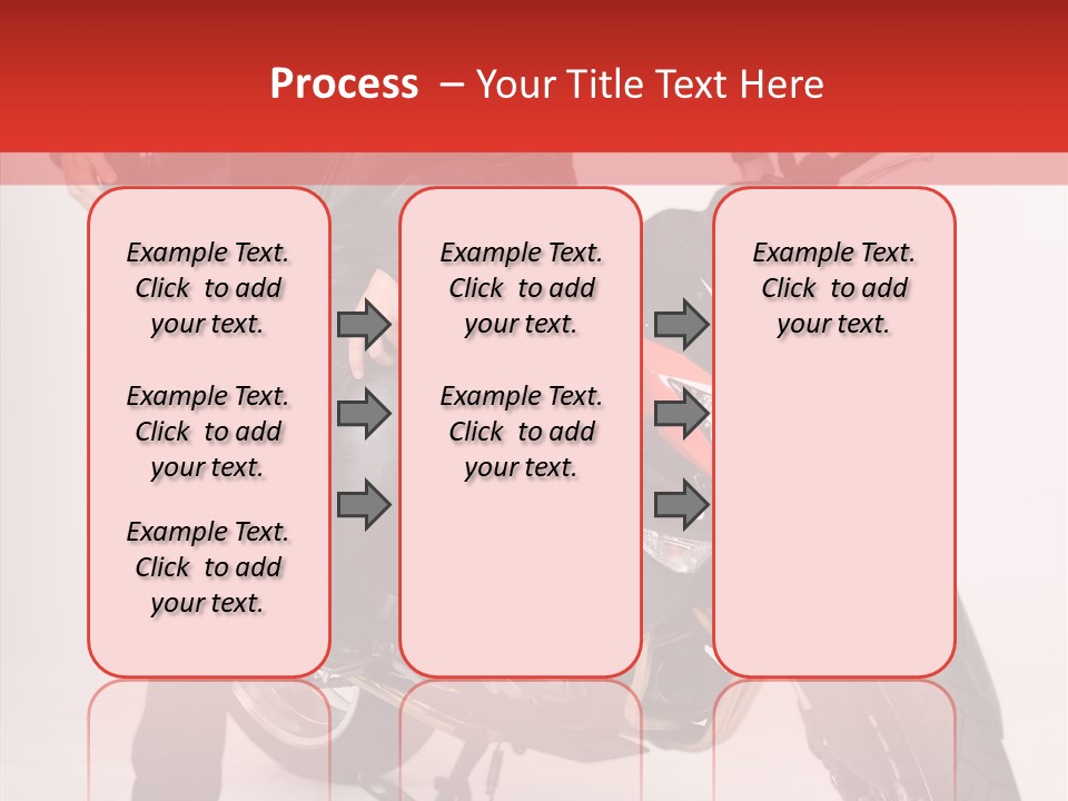 Caucasian White Background Blue Eyes PowerPoint Template