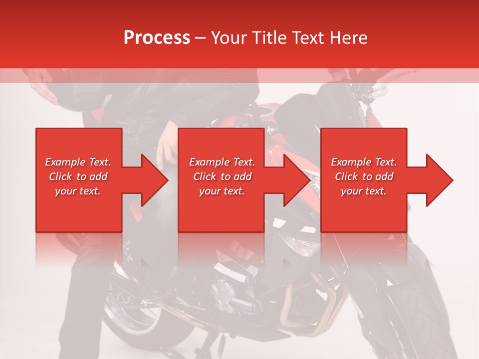 Caucasian White Background Blue Eyes PowerPoint Template