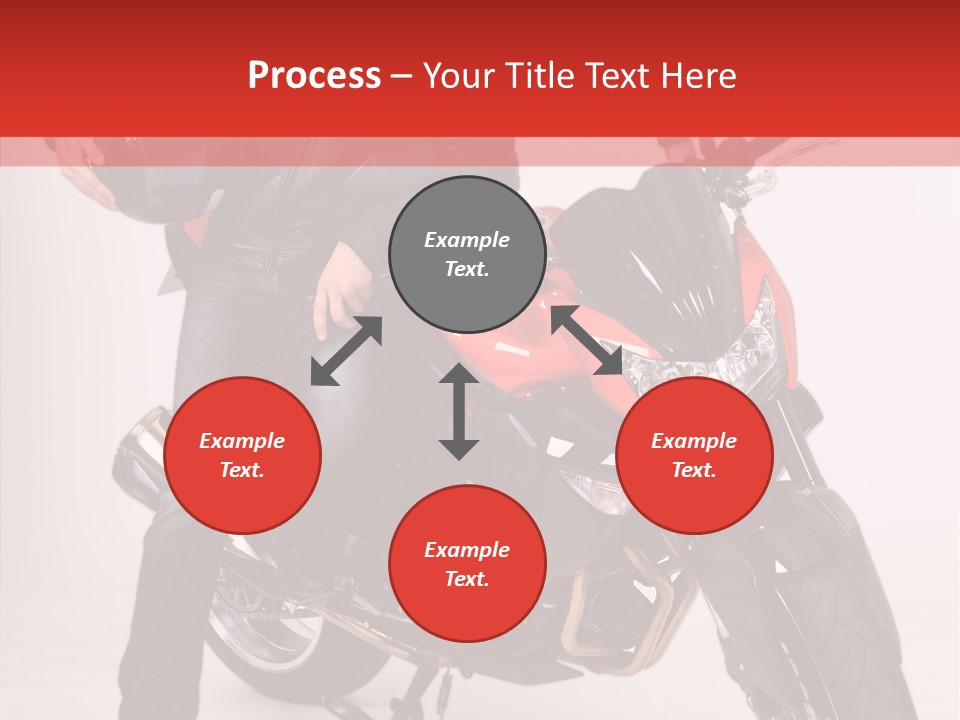 Caucasian White Background Blue Eyes PowerPoint Template