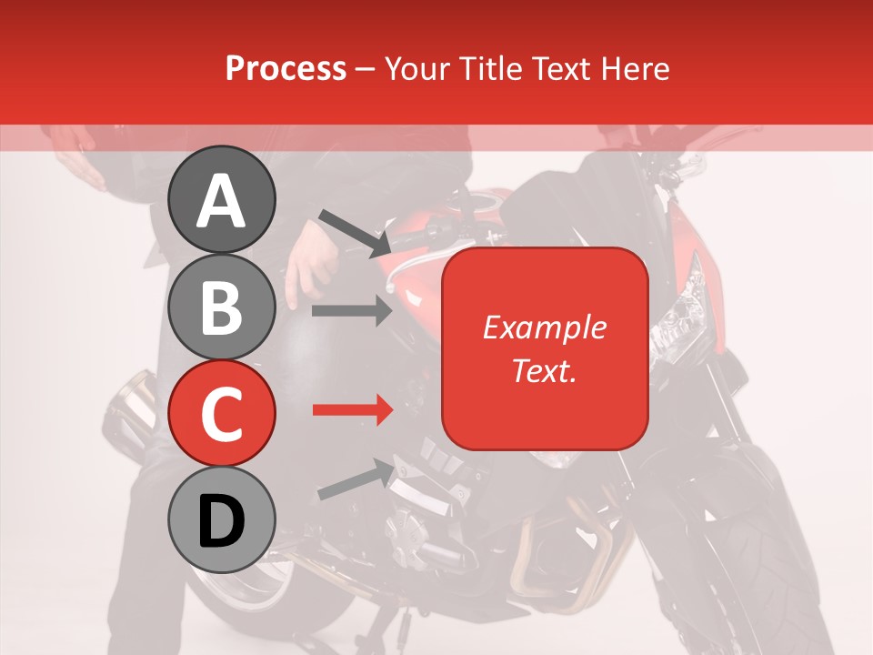 Caucasian White Background Blue Eyes PowerPoint Template