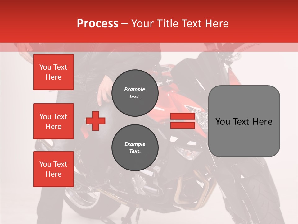 Caucasian White Background Blue Eyes PowerPoint Template