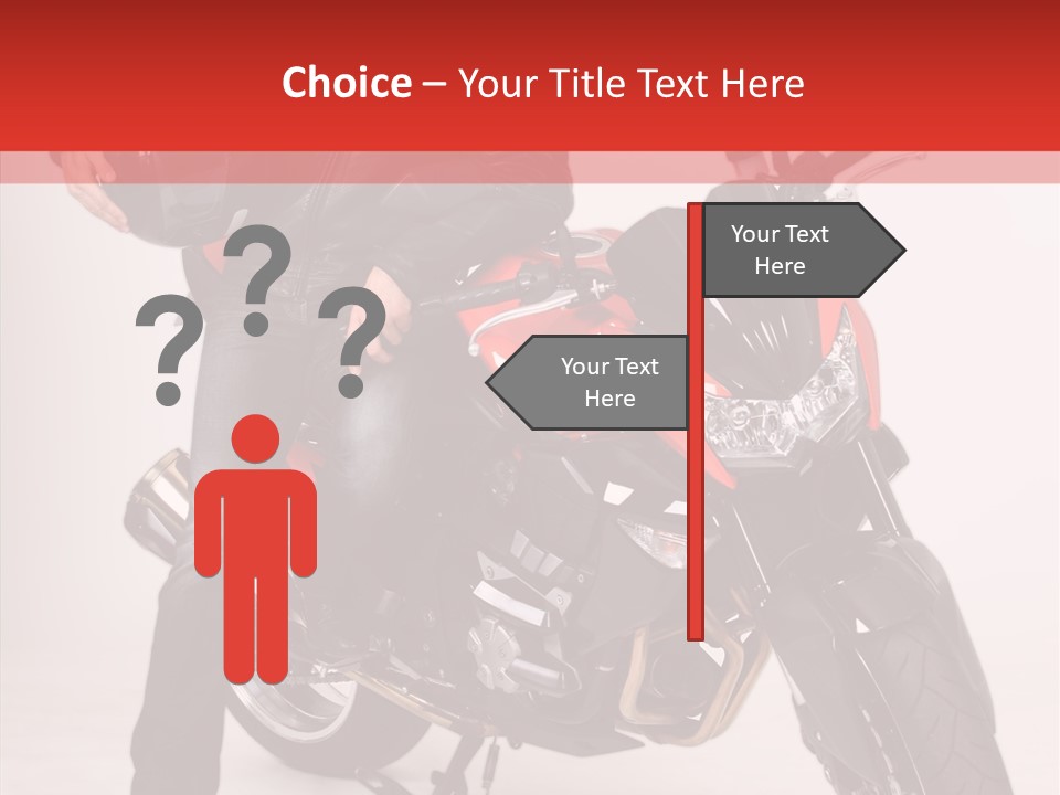 Caucasian White Background Blue Eyes PowerPoint Template