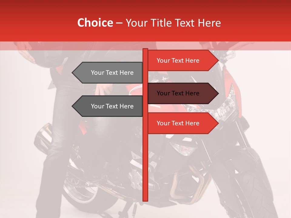 Caucasian White Background Blue Eyes PowerPoint Template