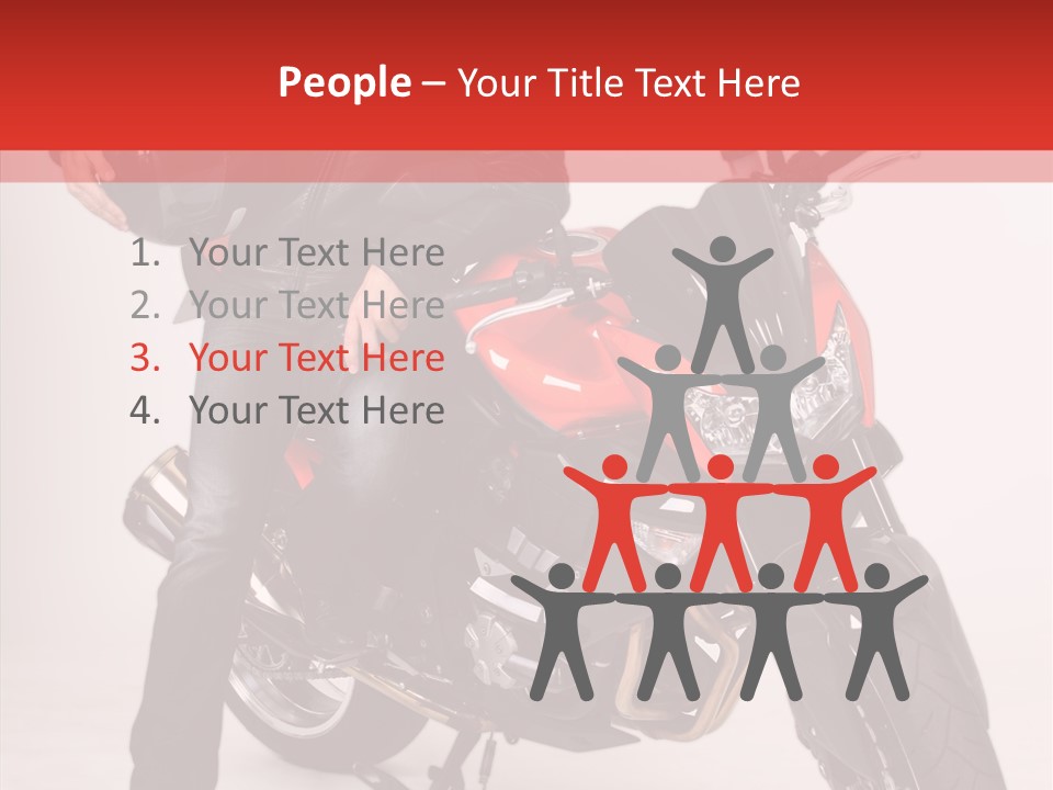 Caucasian White Background Blue Eyes PowerPoint Template