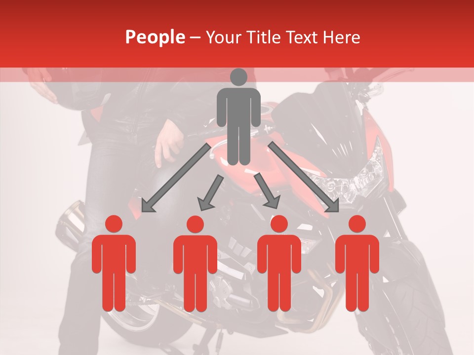 Caucasian White Background Blue Eyes PowerPoint Template