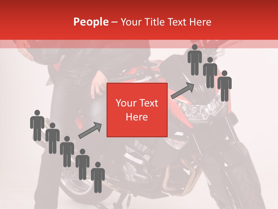 Caucasian White Background Blue Eyes PowerPoint Template