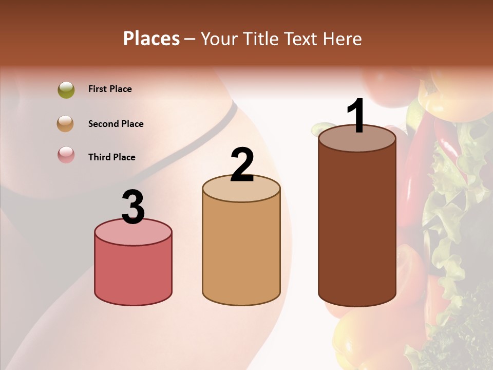 Stomach Cucumber Pepper PowerPoint Template