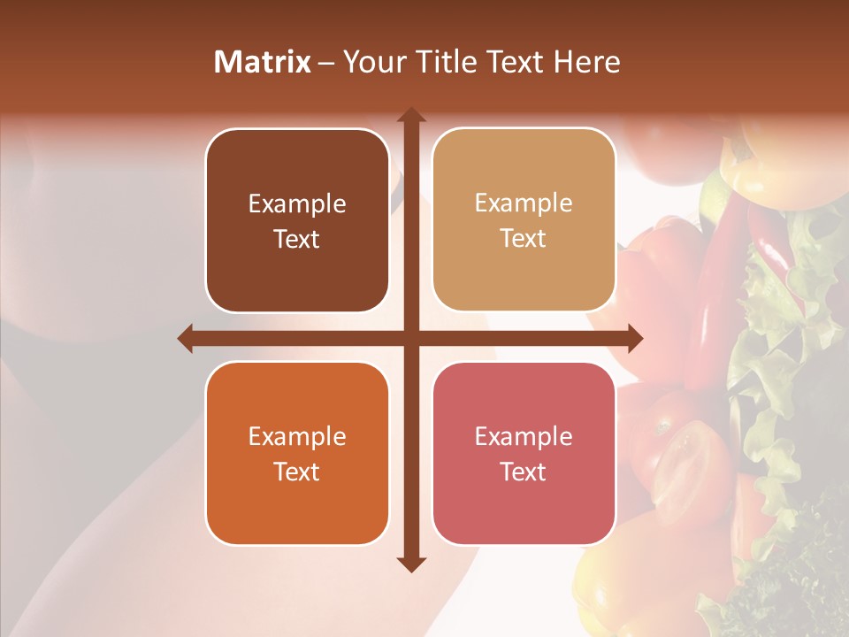 Stomach Cucumber Pepper PowerPoint Template