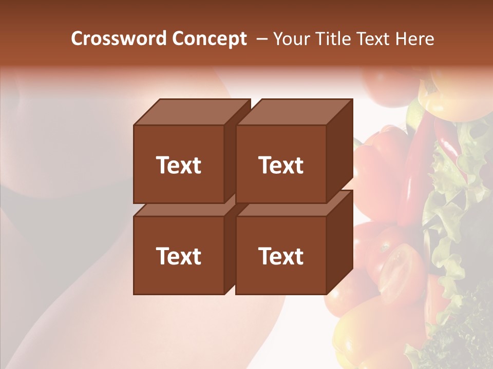 Stomach Cucumber Pepper PowerPoint Template