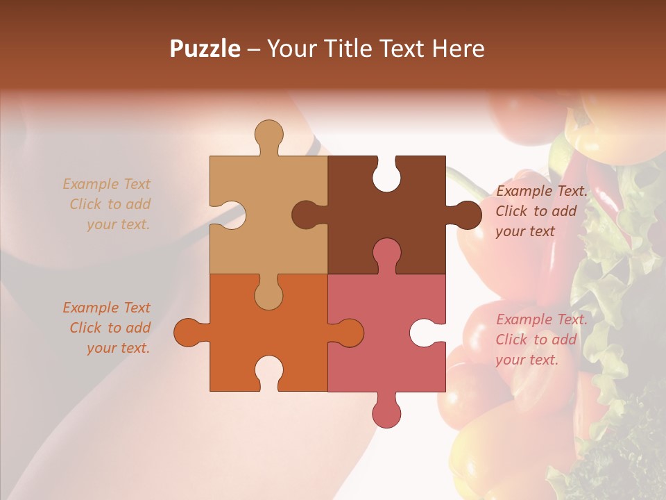 Stomach Cucumber Pepper PowerPoint Template