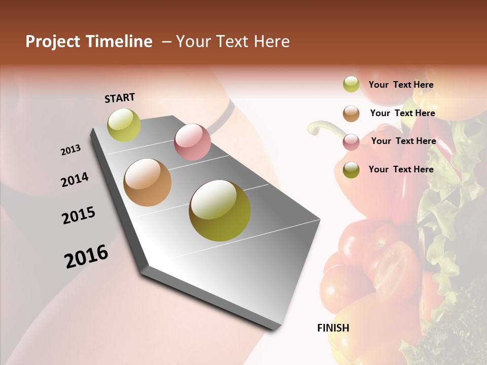 Stomach Cucumber Pepper PowerPoint Template