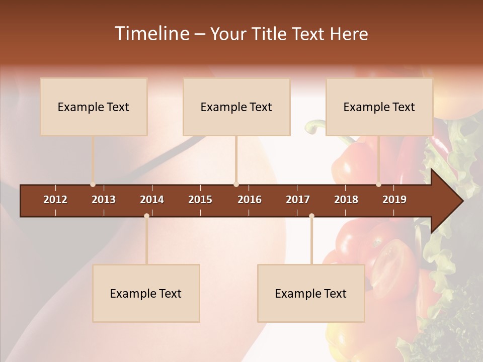 Stomach Cucumber Pepper PowerPoint Template