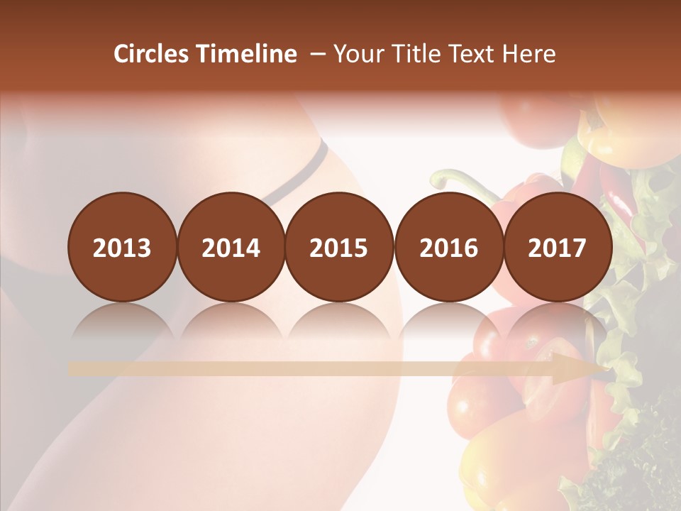 Stomach Cucumber Pepper PowerPoint Template