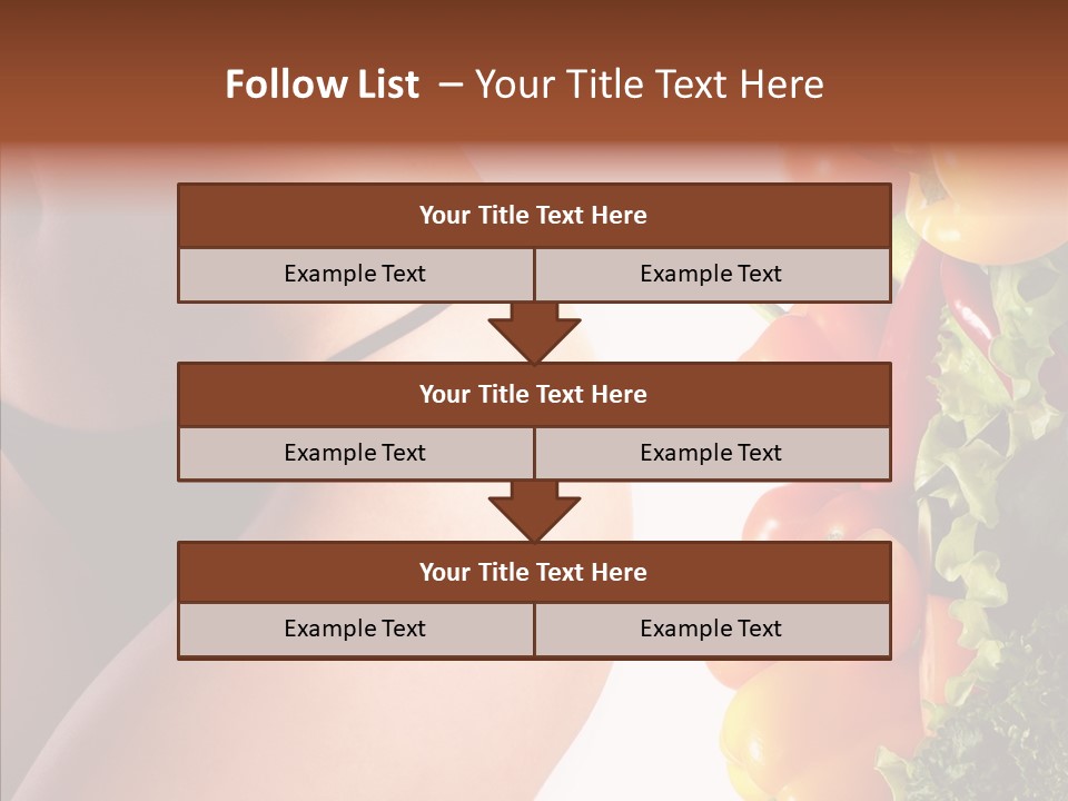 Stomach Cucumber Pepper PowerPoint Template