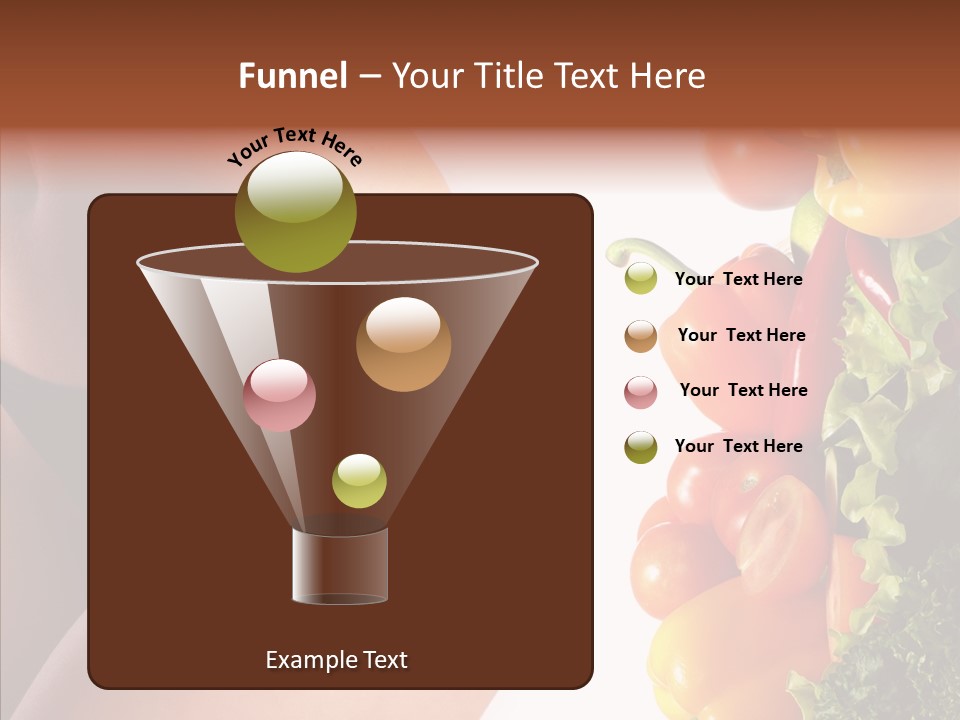 Stomach Cucumber Pepper PowerPoint Template