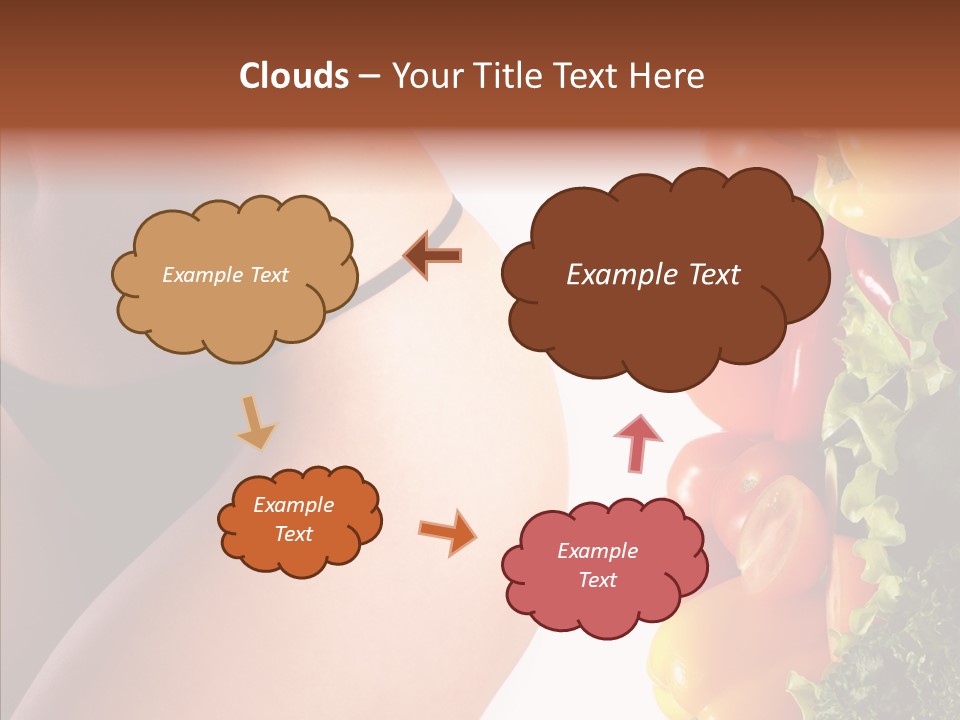 Stomach Cucumber Pepper PowerPoint Template