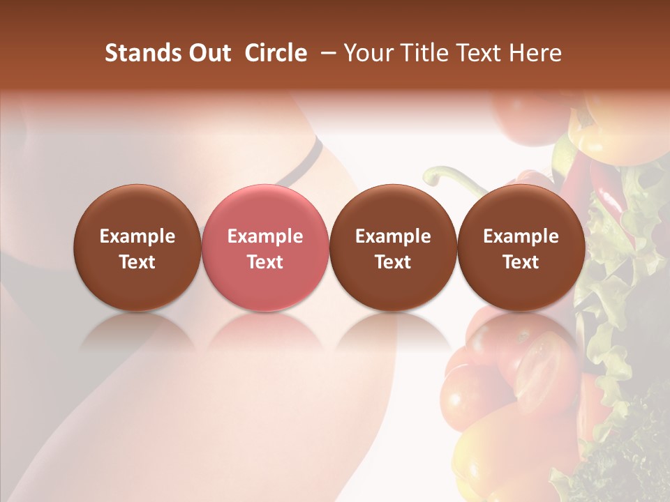 Stomach Cucumber Pepper PowerPoint Template