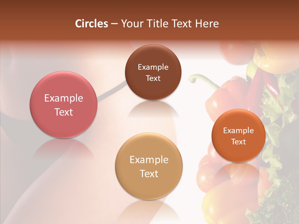 Stomach Cucumber Pepper PowerPoint Template